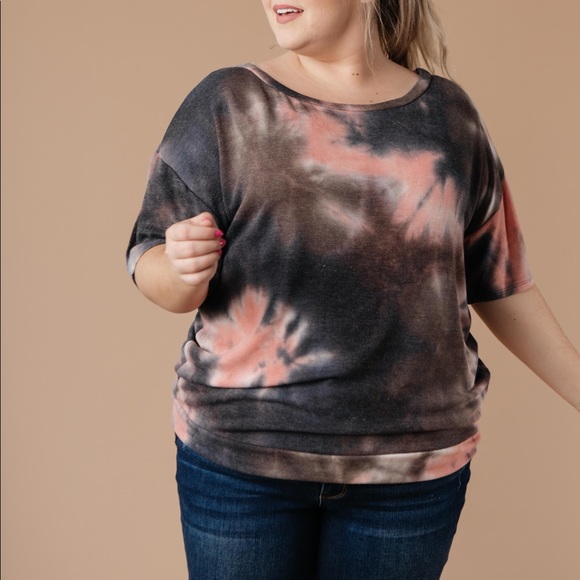 Forgotten Dreams Tie Dye Top in Mauve - Picture 12 of 15